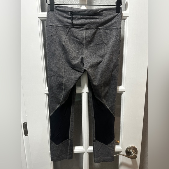 Lululemon Pace Rival Crop Heathered Black/Heathered Slate - Picture 14 of 16